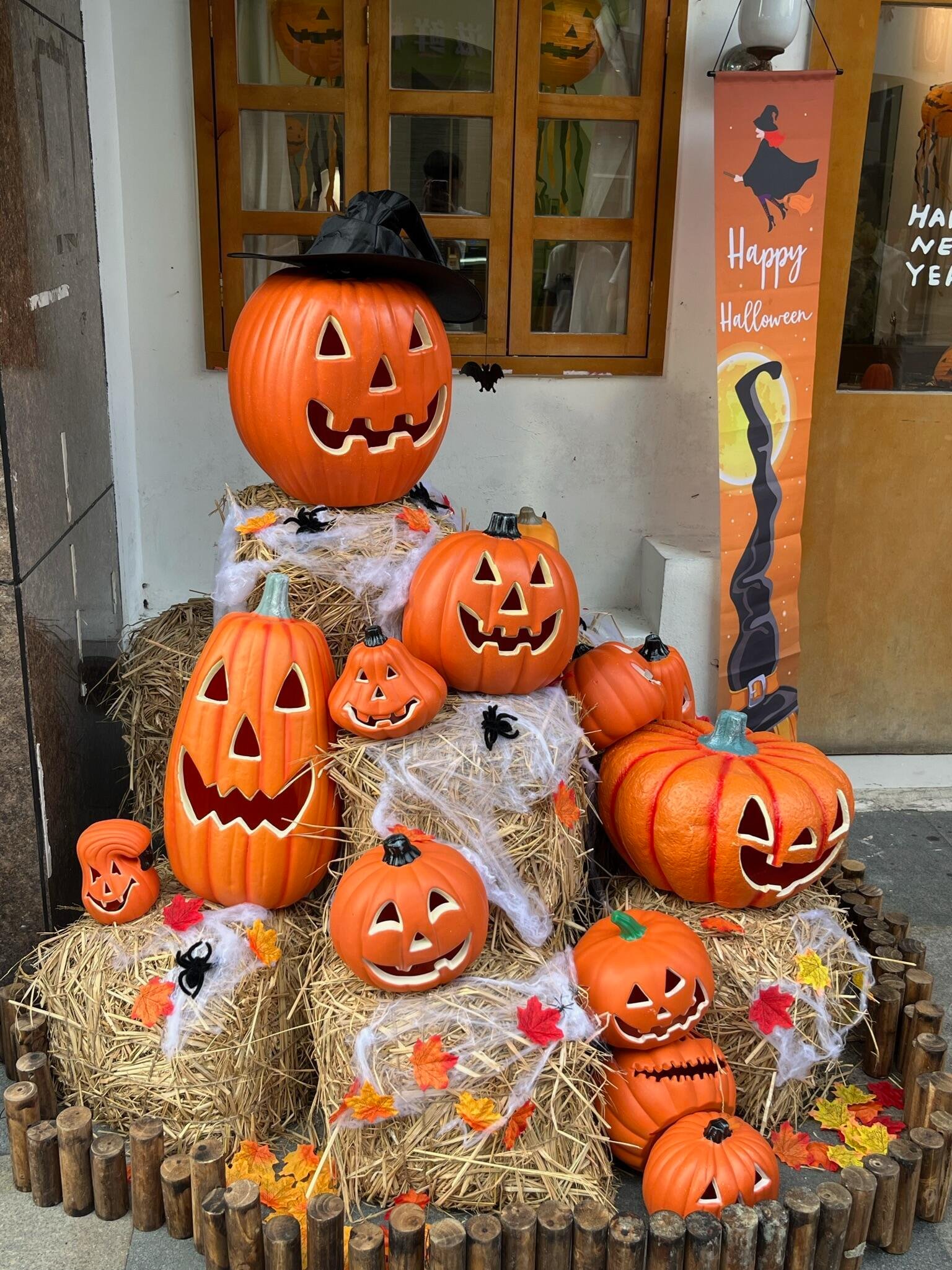 Halloween Pumpkin Decoration Package Outdoor Display