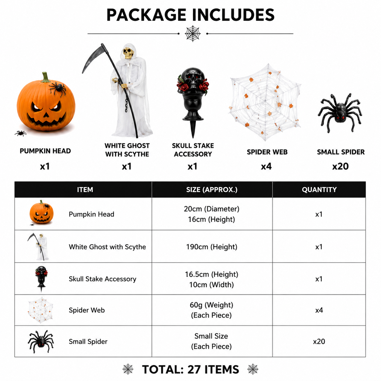 Halloween Front Porch Outdoor Decoration Setup