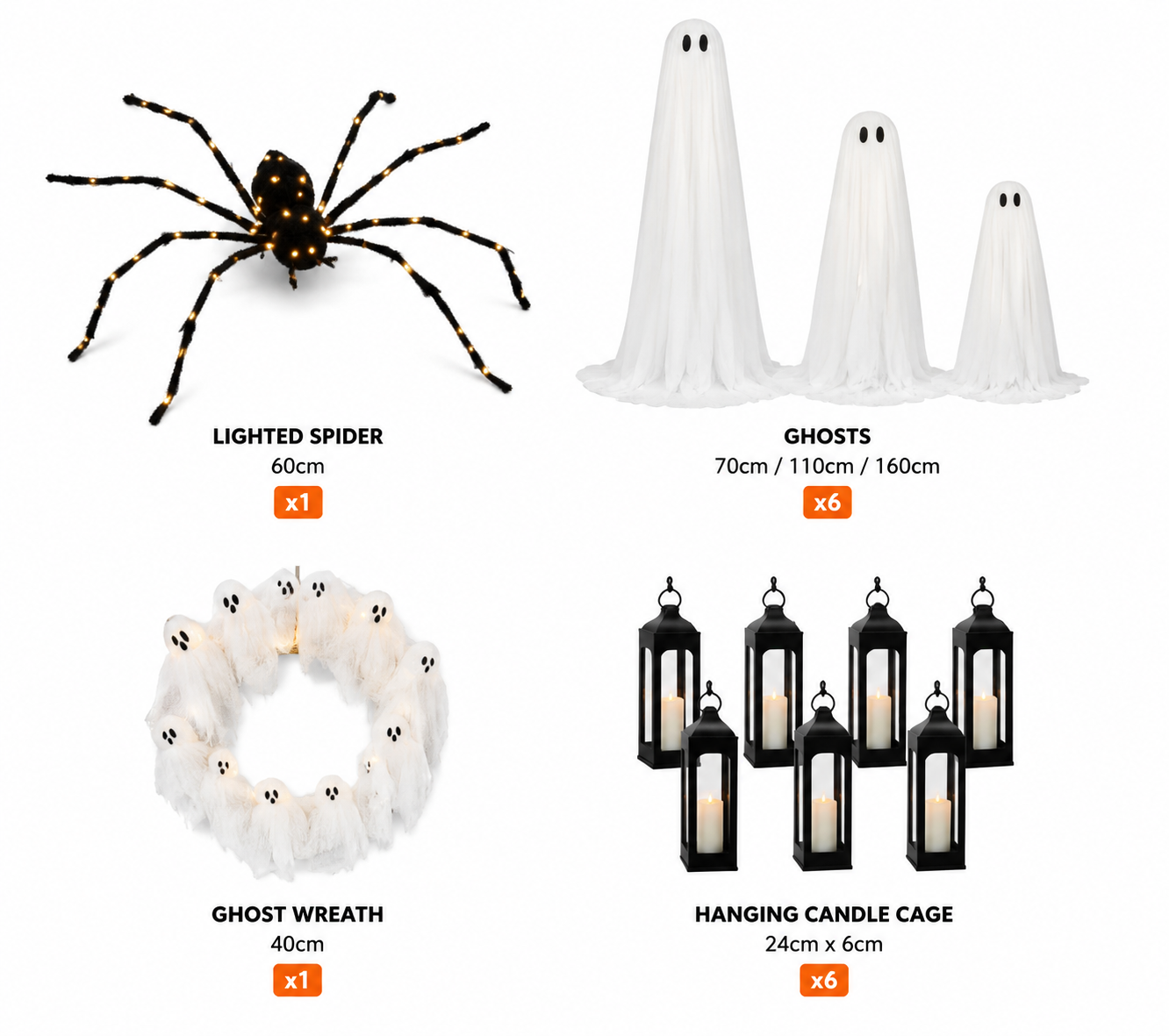 Outdoor Halloween Ghost Decorations
