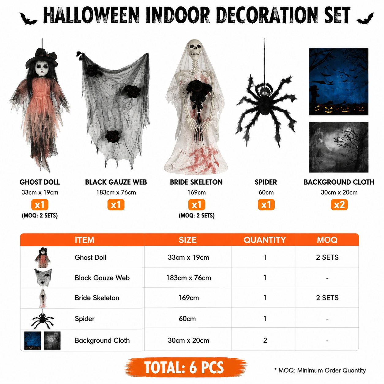 Halloween Haunted House Indoor Decoration