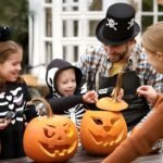 Custom Halloween decorations for a festive family home